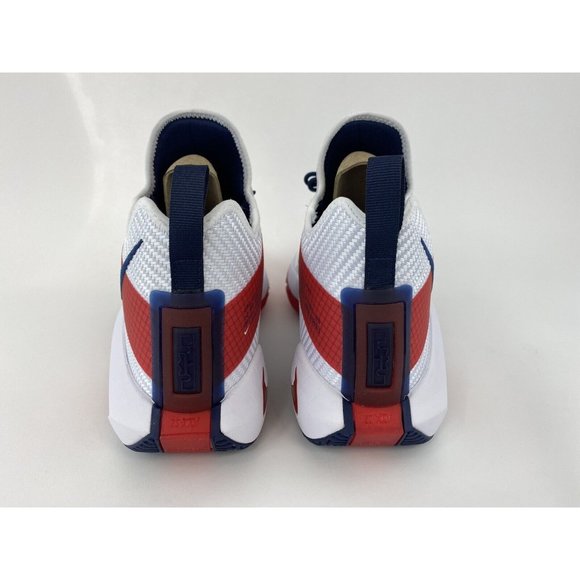 Nike LeBron Soldier 14 USA Red White Men's Basketball Sneakers Shoes - Picture 6 of 12
